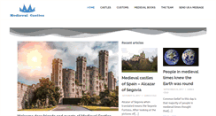 Desktop Screenshot of medieval-castles.org