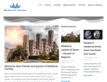 Tablet Screenshot of medieval-castles.org